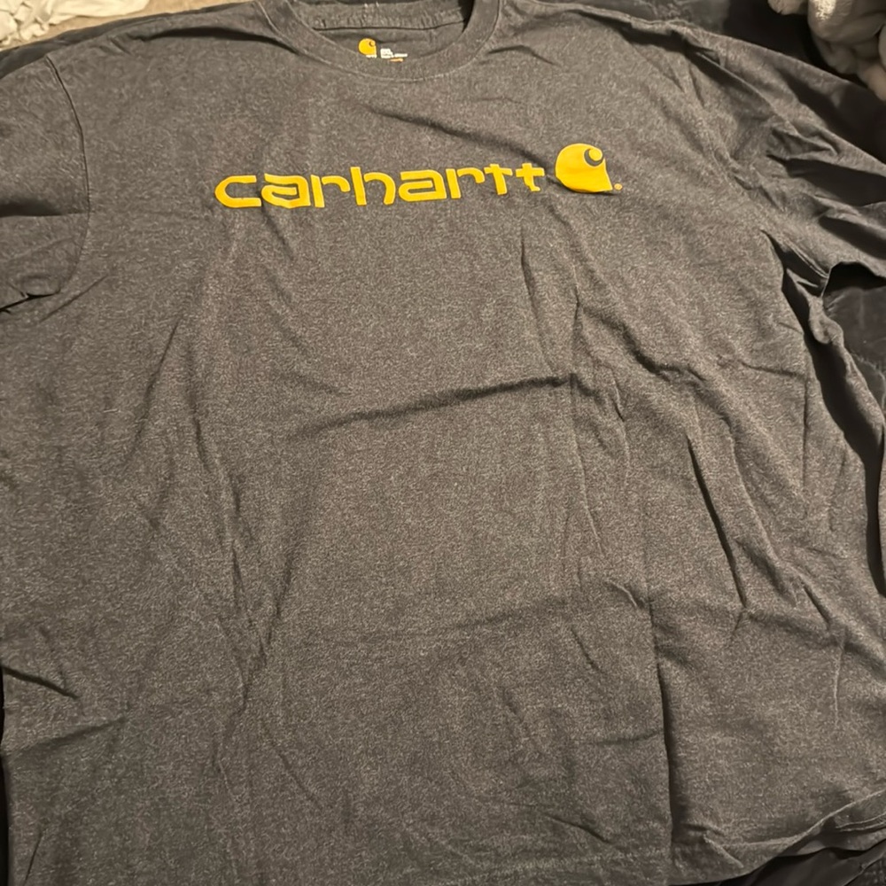 Carhartt gray with orange T-shirt size XXL